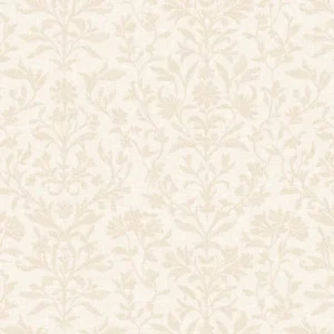 วอลเปเปอร์ลายดอกไม้ สีครีมเบจ No.27806-2