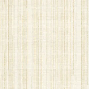 วอลเปเปอร์ลายผ้าแนวตั้ง สีครีมทอง No.27813-3