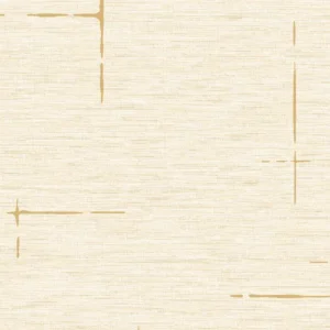 วอลเปเปอร์ลายเส้น สีเบจทอง No.27818-2