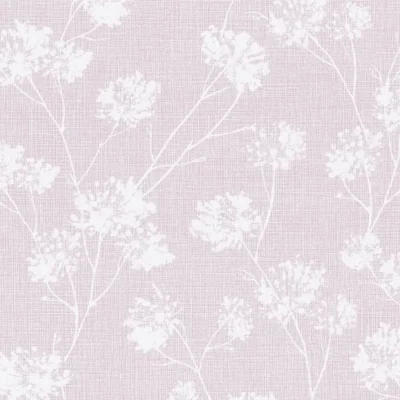 Alternative view of วอลเปเปอร์ลายดอกไม้สีขาว No.3907-1