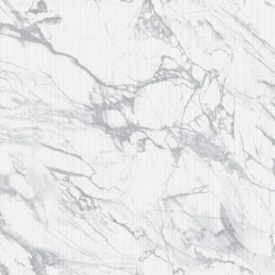 Alternative view of วอลเปเปอร์ลายหินอ่อน สีเทาอ่อนขาว No.3918-1