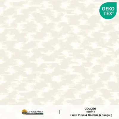 วอลเปเปอร์ลายโมเดิร์น สีขาวครีม No.88697-1